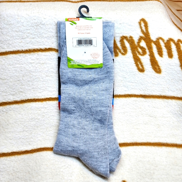 Nickelodeon Ren Space Cadet Crew Socks. NWT. - Picture 4 of 5